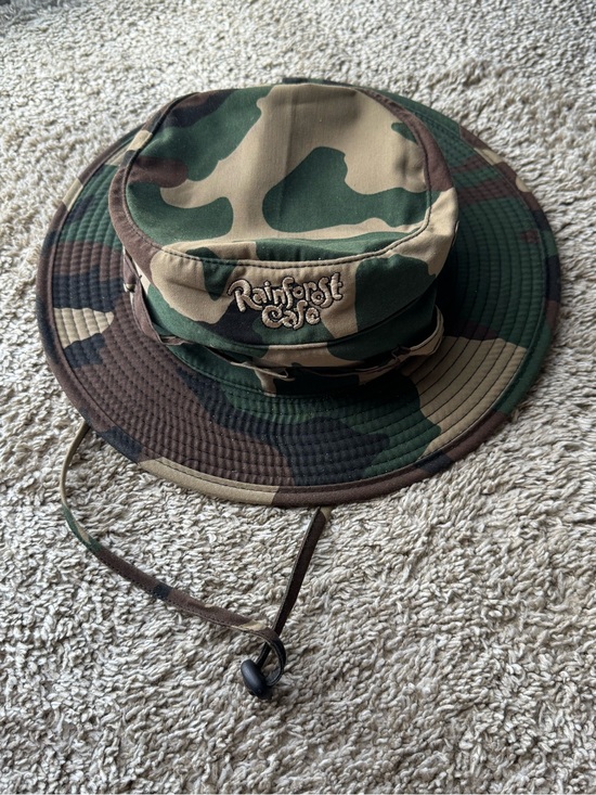 Rainforest Cafe Other - Rainforest Cafe Kids Camo Boonie Safari Hat One Size Adjustable Chin Strap